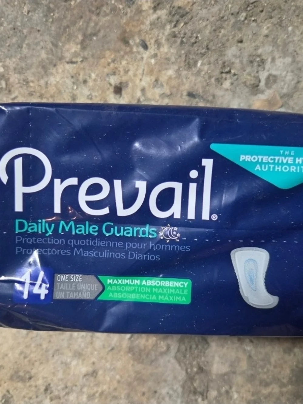 Daily Male Guards - Blue/Teal - Maximum Absorbency (14 Count)